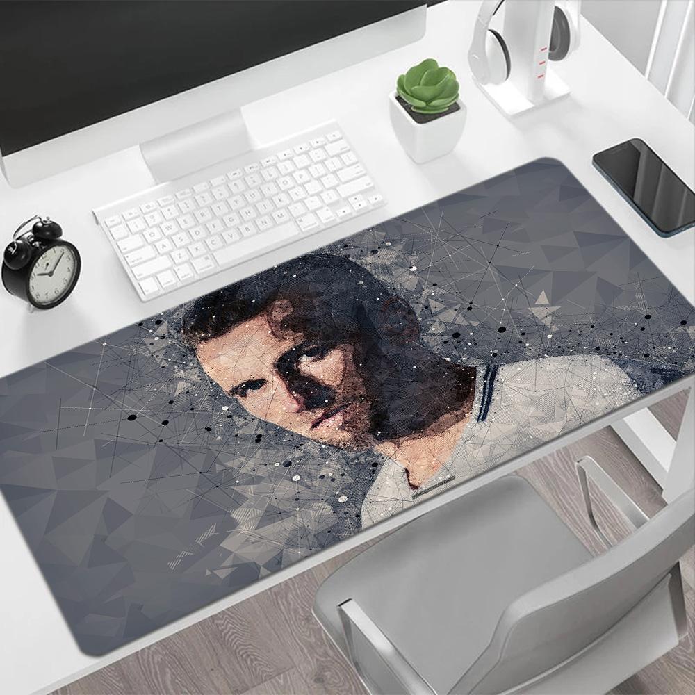 Football Player Celebration Gaming Mouse Pad Keyboard Pad Desktop Mouse Pad Non-Slip Rubber Base Perfect for Office Laptop Gaming Setup