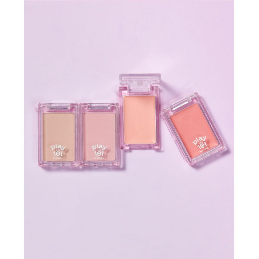 Daiso [02 Ice Berry Sorbet] Play 101 от Etude Multi Blending Peace Cream Blusher