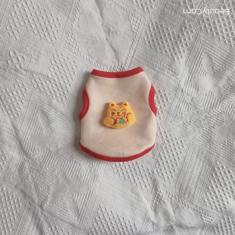 Одежда для котят Супер маленькая от 0 до 3 месяцев Домашние кошки и собаки Весна и осень Маленький жилет Одежда для щенков Тедди Померанский шпиц