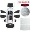 Солнцезащитный козырек на стеклянную крышу MS для Tesla Model S 2025, солнцезащитная шторка для боковых окон, солнцезащитная шторка на лобовое и заднее стекло, шторка на люк, защита от солнца для люка