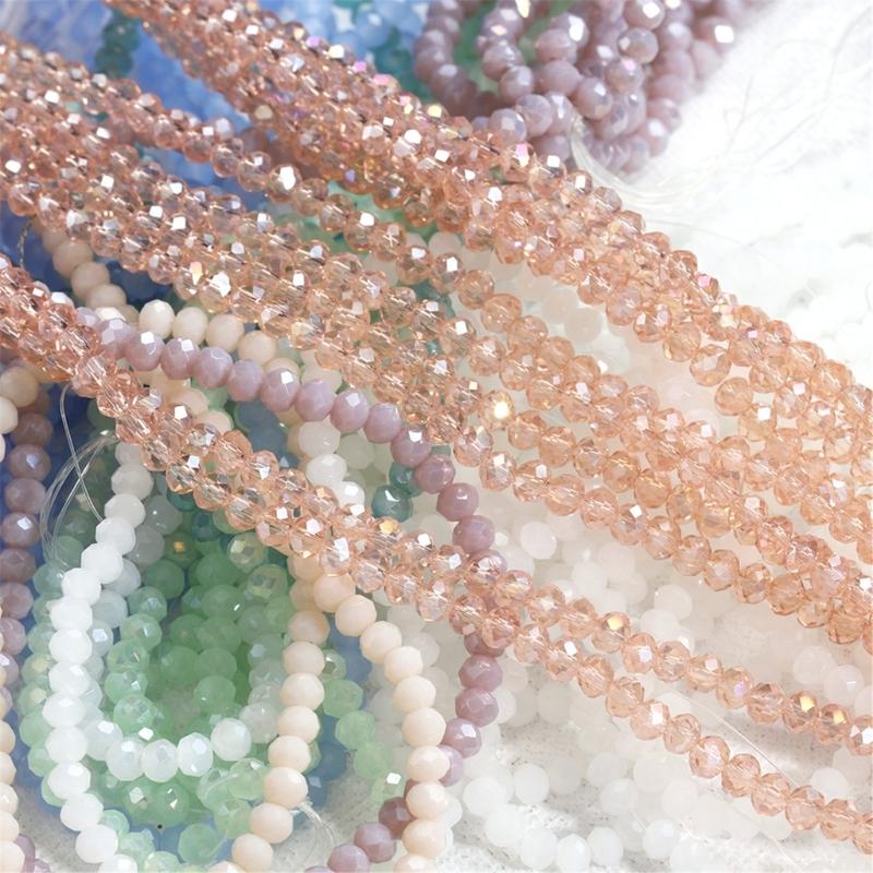 Стильные украшения ручной работы, стеклянные бусины, функциональные круглые бусины, украшения, нежные стеклянные бусины для изготовления различных ювелирных изделий