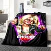 1pc Blanket - CHUCKY Print Design,Lightweight Blanket for Sofa,Bed- Soft &Warm,Gift for All Seasons