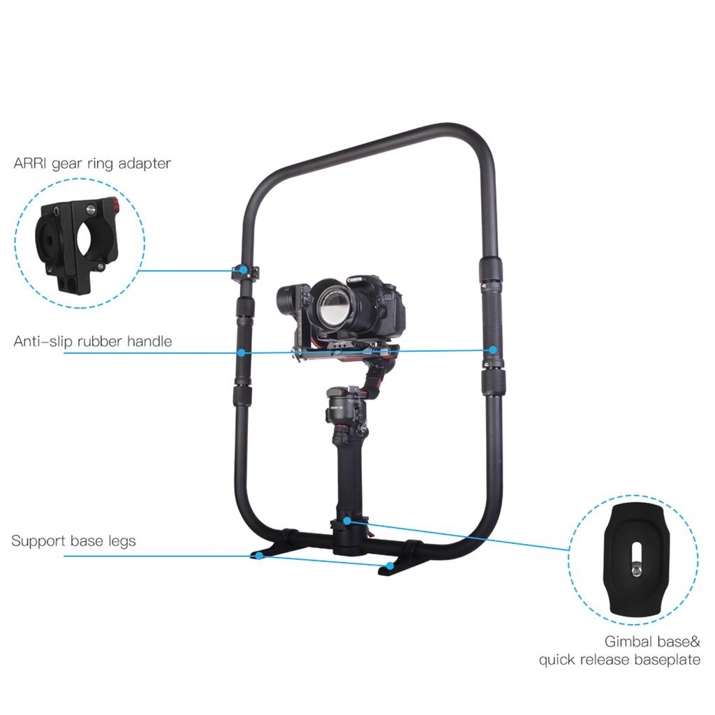 DF DIGITALFOTO MAGIC RING X Профессиональное кольцо с двойной ручкой Ручной стабилизатор для фотосъемки