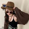 D017 Поляризованные металлические солнцезащитные очки Liu Renna с солнцезащитными очками Женская круглая оправа Ретро-очки для мужчин