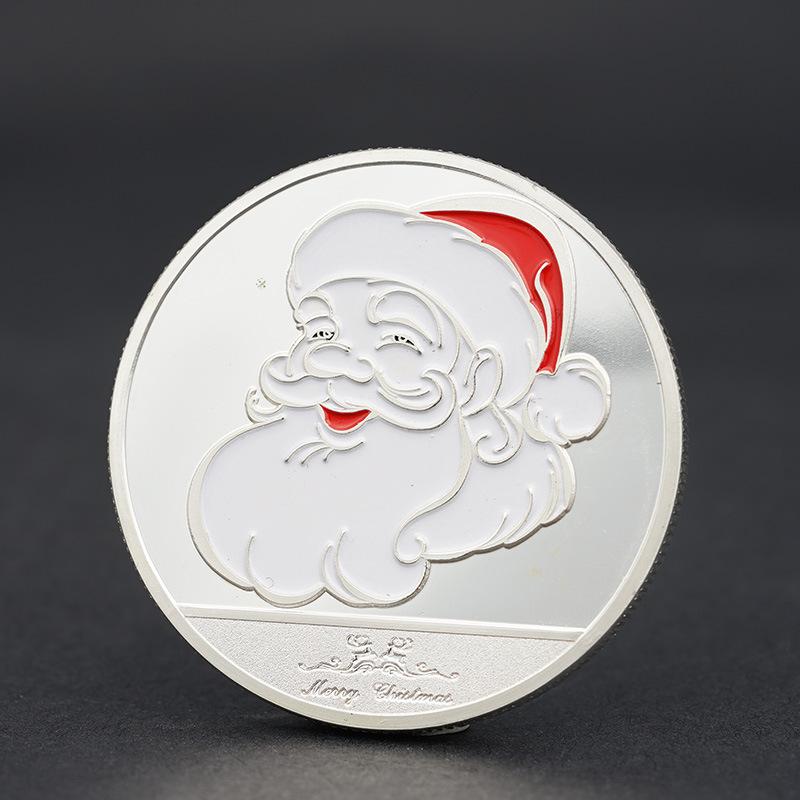Santa Claus, deer, small gifts, Christmas holiday gifts, decorations, coins, fingertip tooth fairy, Christmas gift, Stocking stuffers