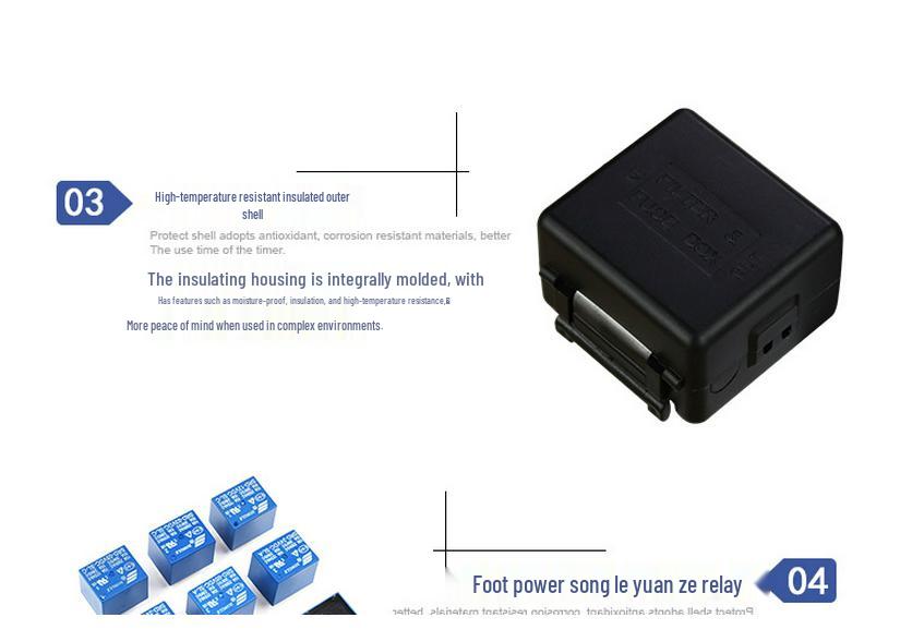 DC 12V Remote Switch with Adhesive Round Control & Self-Reset Receiver