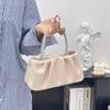 Cloud Bag Women's New Fairy Diamond-inlaid Handbag Fashionable and Fashionable Pleated One-shoulder Crossbody Chain Bag
