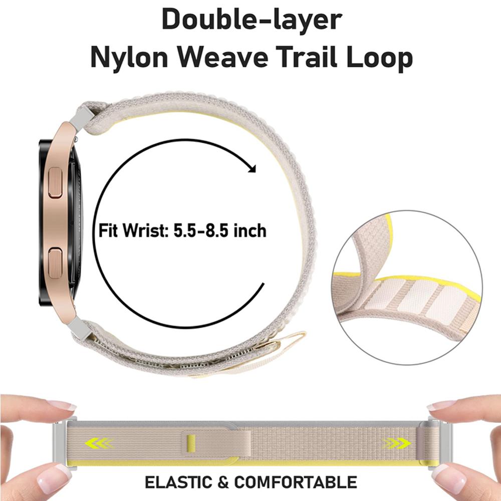 Ремешок 20 мм/22 мм для Samsung Galaxy Watch 6/4 classic/5 Pro/active 2/Gear S3 браслет Trail Loop Huawei Watch GT 2/2e/3 Pro ремешок