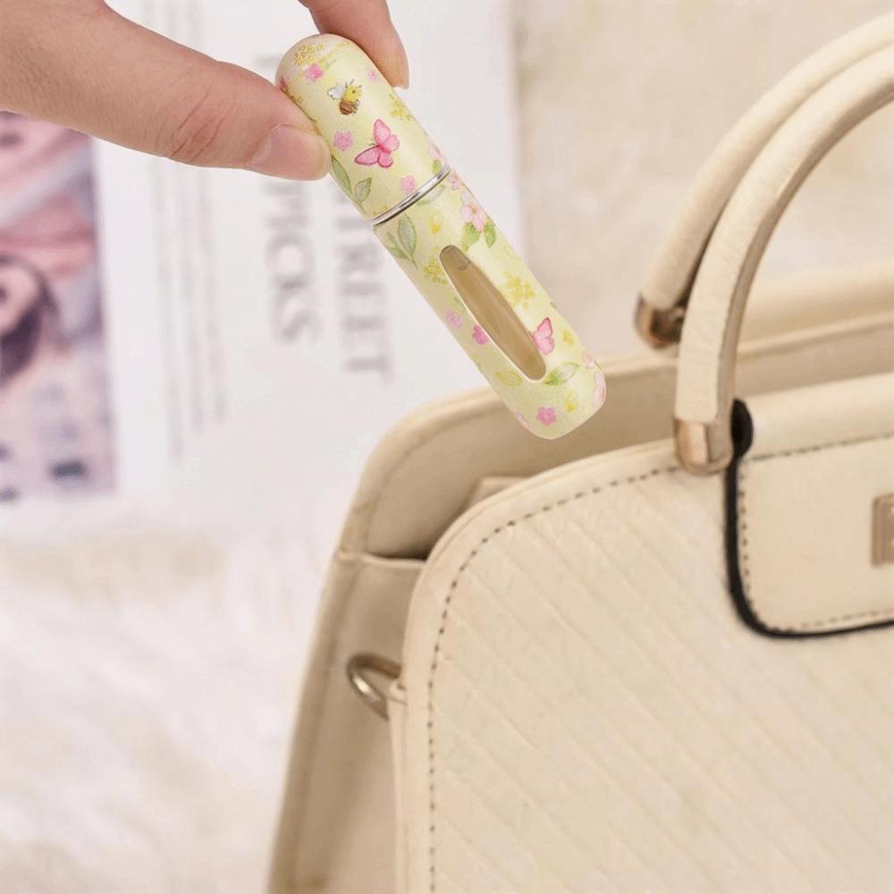 5ml Spray Rotating Bottle Empty Spray Atomizer Bottle New Mini Perfume Bottle Travel Use