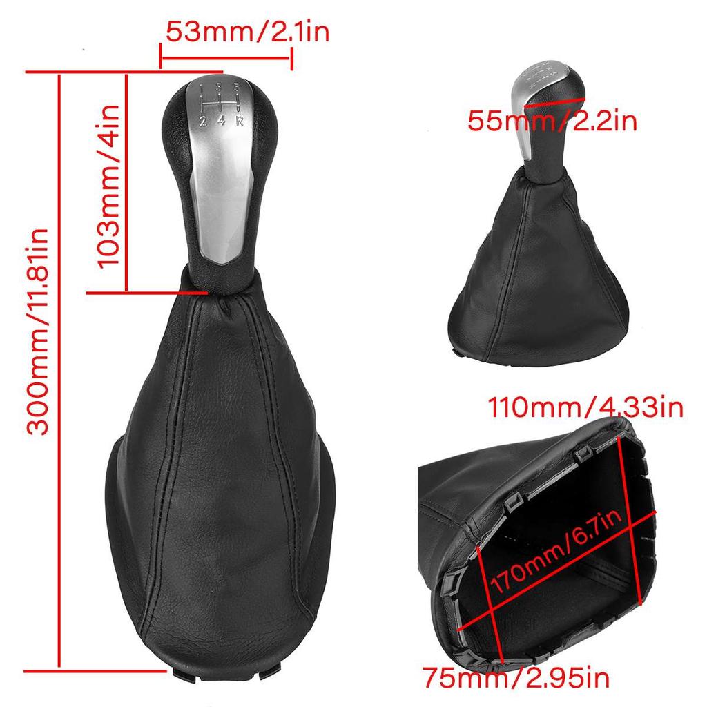 Ручка переключения передач 5 скоростей для Chevrolet Chevy Spark 2011-2016, рычаг переключения передач с чехлом из искусственной кожи