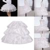 Hoop Skirt Petticoat Adjustable Inner Layer Pannier for Lolita Dress Gown Prom