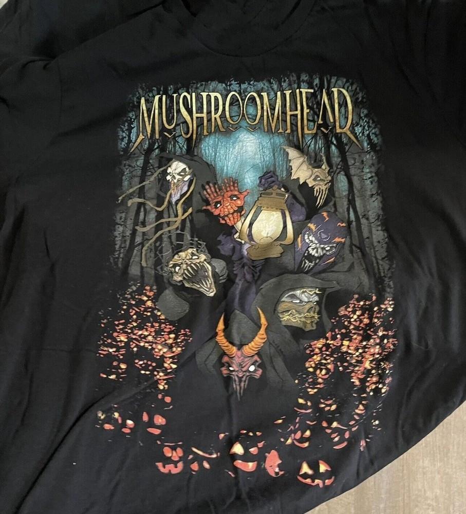 Новая Популярная Футболка Mushroomhead Хэллоуин 2016 Тур Тур Черная Все Размеры TH90 Унисекс Футболка