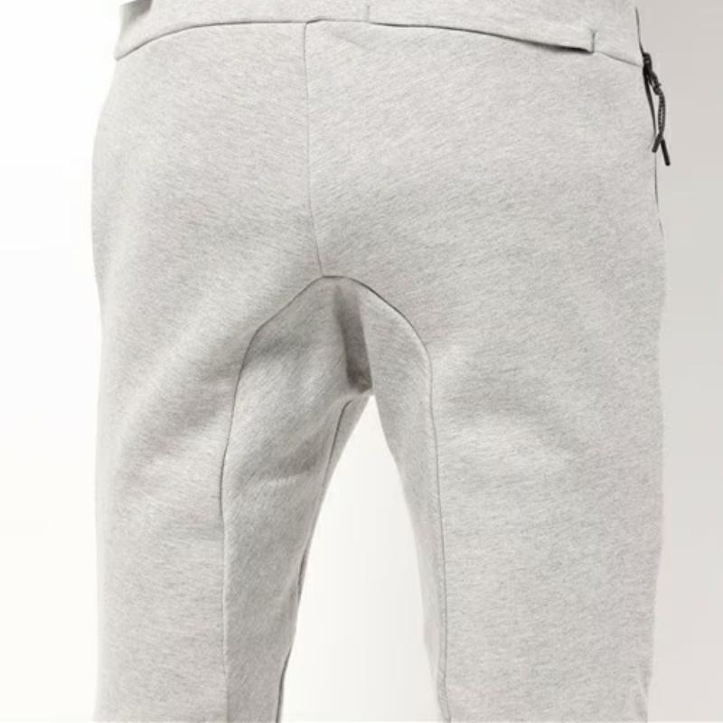 Nike Однотонные трикотажные спортивные брюки с завязками на шнурке и логотипом, мужские низы, серые, черные 545344-065