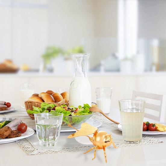 Банка для меда в форме пчелы, горшочек для пчелиного меда, банка для приправ с ложкой, настольная