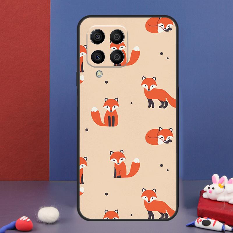 Мультяшные Лисы Животное Чехол Для Samsung Galaxy M16 M06 M36 M56 M15 M11 M31 M21 M53 M13 M32 M52 M35 M55 M14 M34 M54
