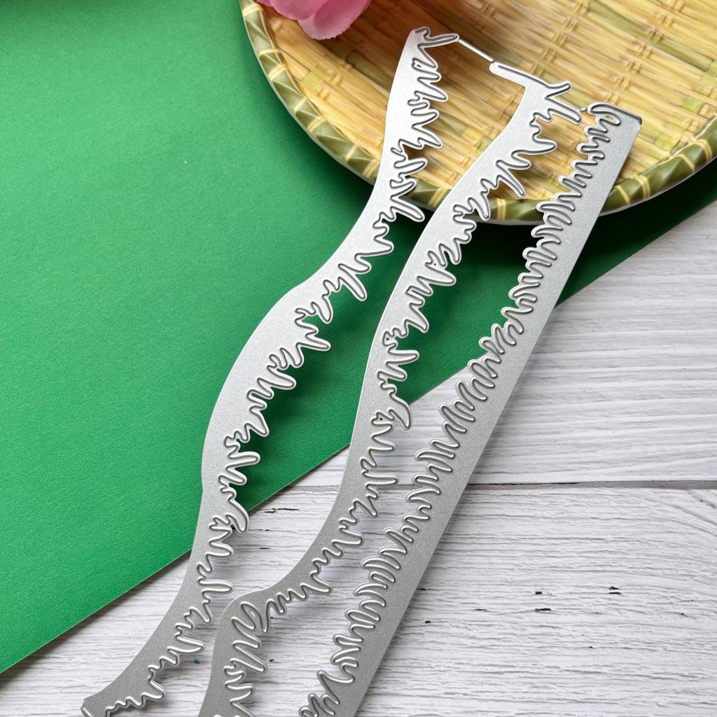 Металлические вырубные штампы «Травяная рамка» Скрапбукинг Трафарет Вырубки Тиснение Открыток DIY Шаблон для Фотоальбома Форма Украшение