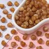Imitation Stone Beads DIY Peach Heart Beaded Bracelet Pendant  Jewelry Accessories