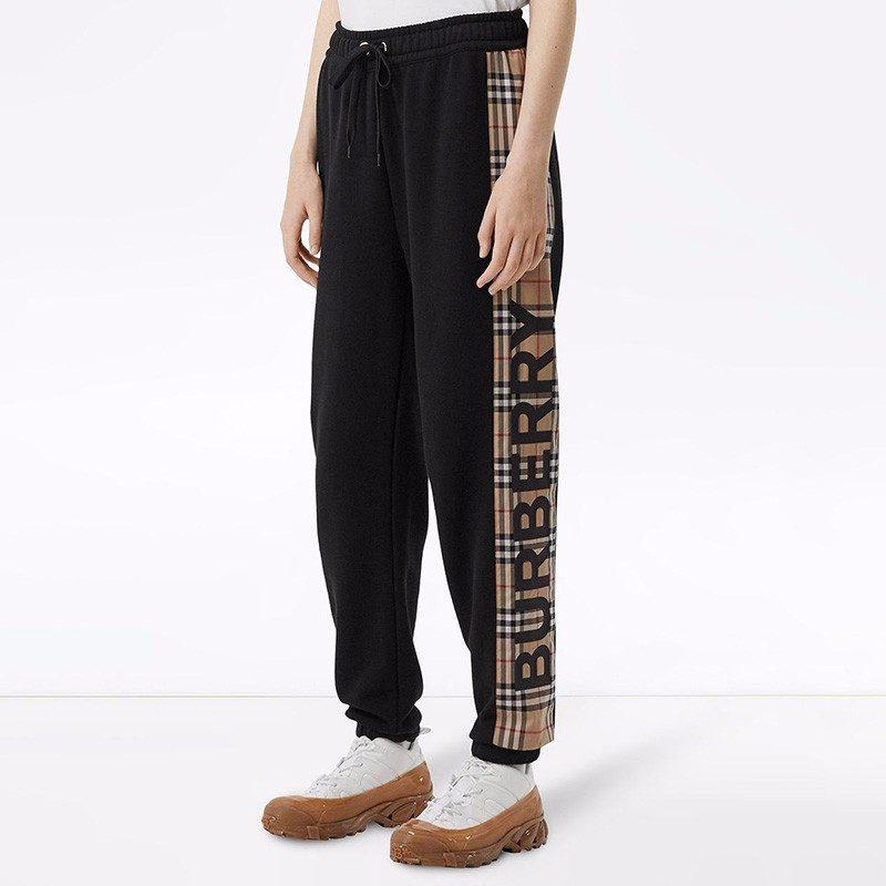 Burberry Трикотажные брюки женские черные 8024541