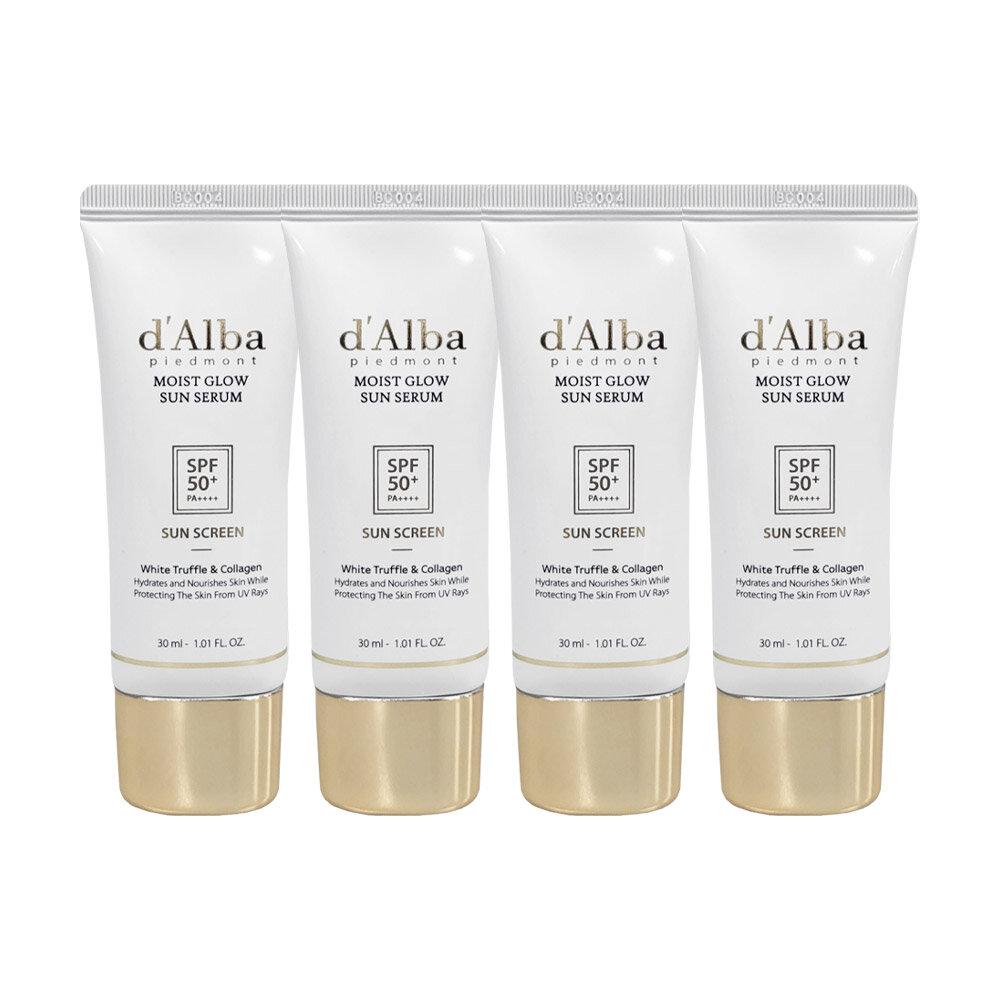 d'Alba Moist Glow Sun Serum 30ml x 4