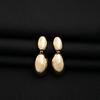 Modern Design Teardrop Earrings Simple Fashion Oval Drop Earrings Geometric Earrings  Girl
