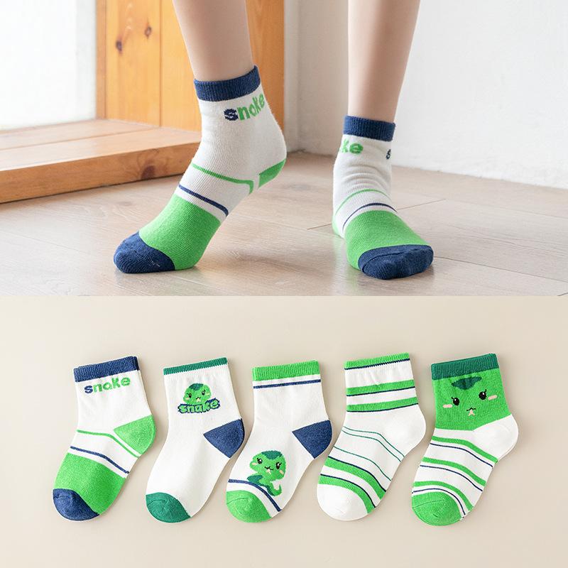 Детские носки с рисунком медведя из мультфильма для детей 0-13 лет, впитывающие пот и ветер, износостойкие, средние носки-трубы