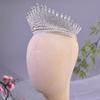 Elegant Zinc Zinc Alloy Princess Crown Sparkling Bridal Headwear Women Hair Hoop  Stage Performances