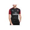 Puma Футболка мужская тренировочная с коротким рукавом Ac Milan Player 19-20 сезона, черная 756141-03