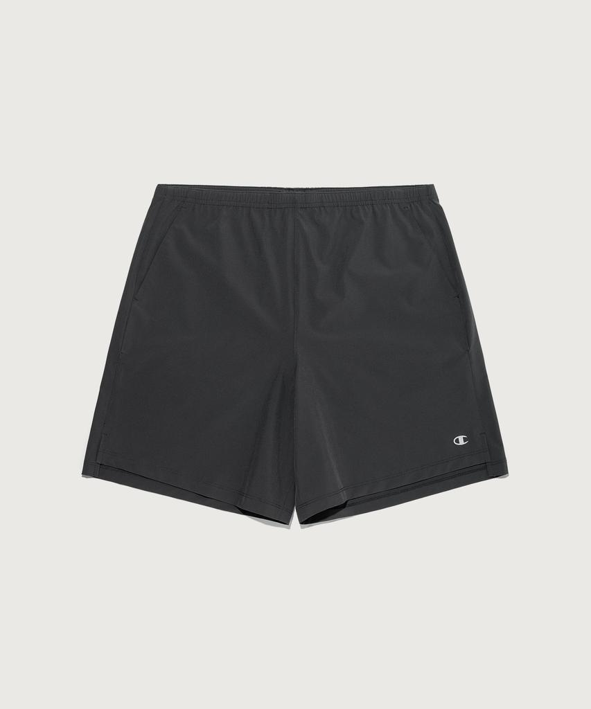 CHAMPION C-Logo Woven 7-Inch Shorts Charcoal