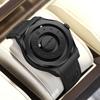 FOXBOX Men's Watches Stainless Steel Quartz Watch Creative Scrolling Pointer Magnetic Force Wrist Clock Relogios Masculino+Box