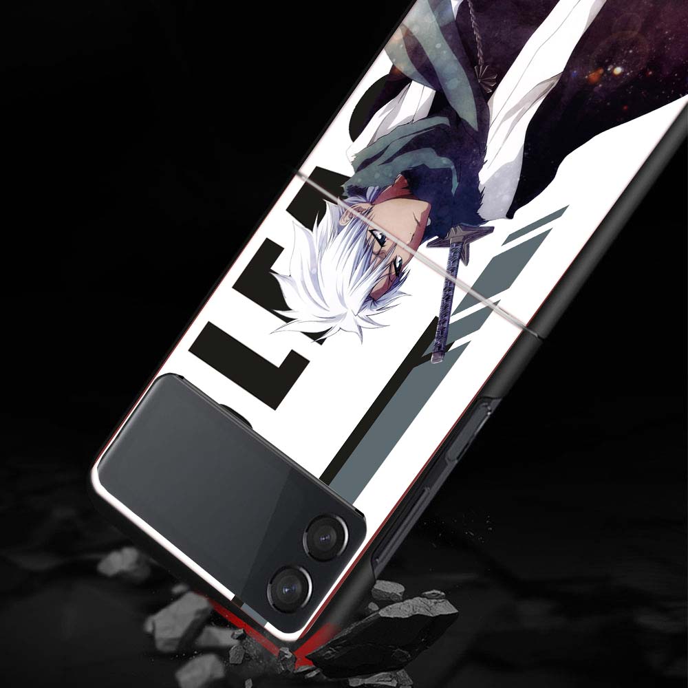 Чехол для телефона Bleach Ичиго Кенпачи для Samsung Galaxy Z Flip 7 6 5 4 3 5G Ударопрочный чехол Z Flip7 Flip6 ZFlip5 Flip3 Flip4