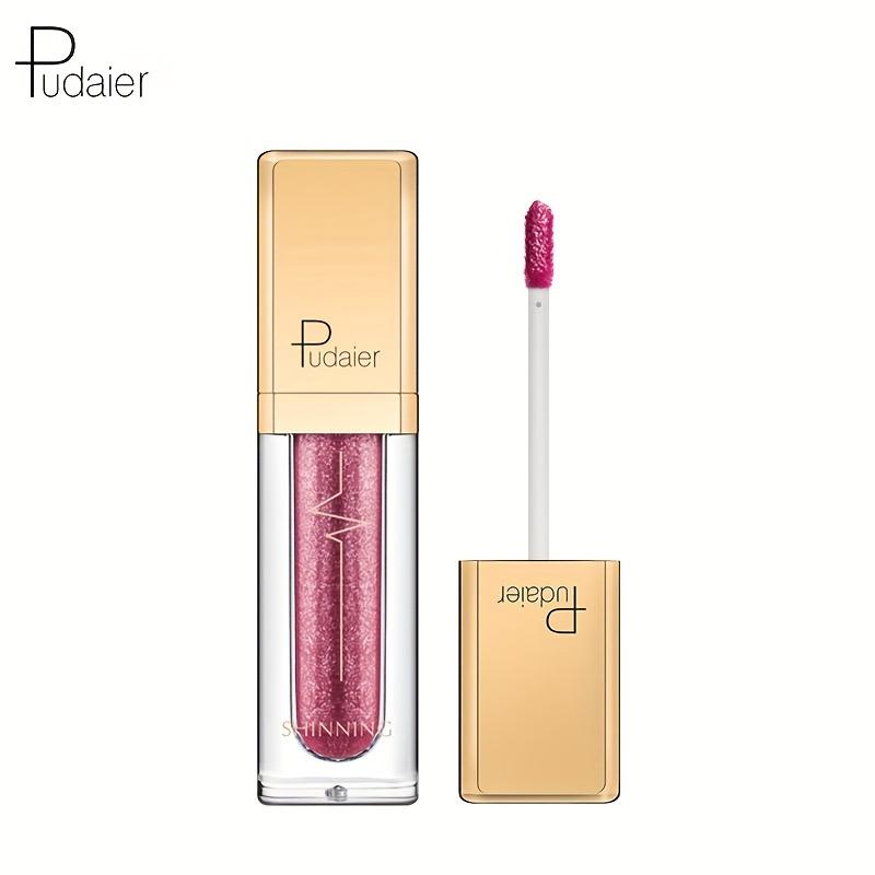 18 цветов Микроглиттер Жидкие тени для век, Кирпичный перламутровый оттенок Жидкий водостойкий макияж Дымчатый макияж Стойкие тени для век