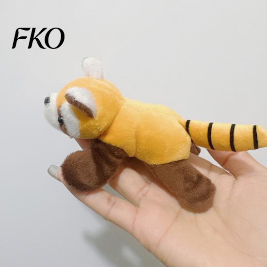 Plush Animal Refrigerator Magnet Fridge Decoration, Stuffed Panda Magnetic Ornament, Decoration Raccoon Shape for Home Kitchen Metal Surface