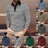 Men's  Golf Shirt Casual Sports V Neck Ribbed  Collar Short Sleeve Fashion Casual Solid Color Plain Spring & Summer Regular Fit