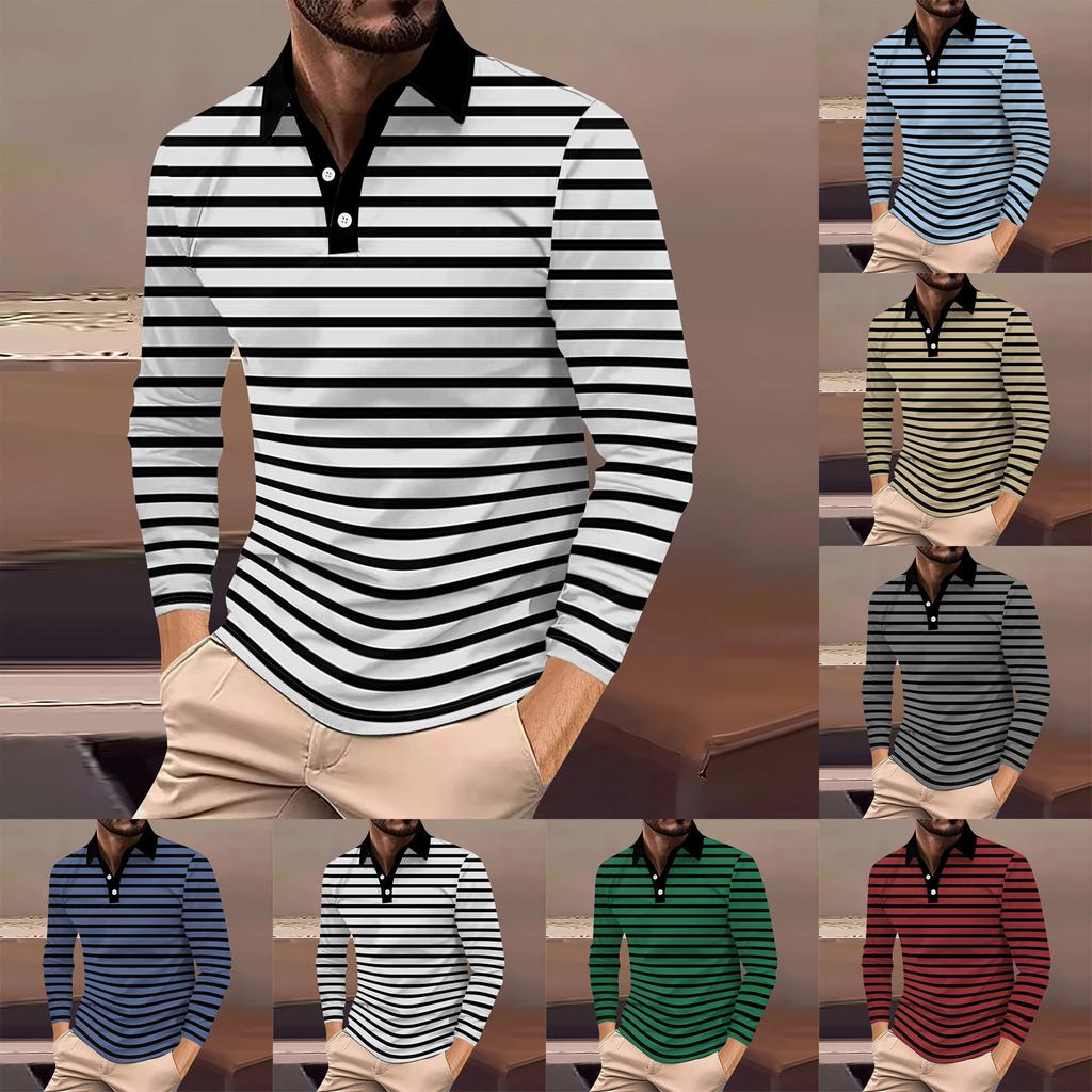 Men's  Golf Shirt Casual Sports V Neck Ribbed  Collar Short Sleeve Fashion Casual Solid Color Plain Spring & Summer Regular Fit