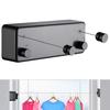 4.2M Wall Mount Retractable Clothesline Adjustable Retracting Invisible Heavy Duty Stainless Steel Wire Balcony Laundry Clothes Drying Line