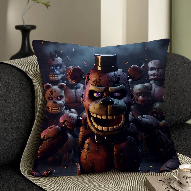 Fnaf Пять ночей с Фредди Декоративная эстетика комнаты Наволочка Домашний декор Спальня Диван-кровать Подушка для дивана 45X45