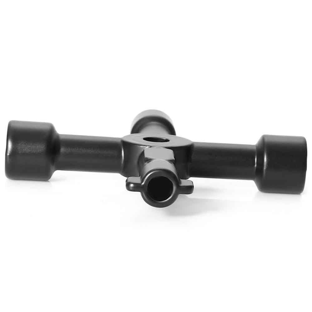 1PCS New Black Universal Triangle Key for Train Electrical Elevator Cabinet Valve Cross Key