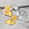 Exaggerated Metal Flower Earrings - European & American Summer Fashion