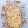 8Pcs Set Cartoon Halloween Biscuit Mould Halloween Cookie Cutting Mold Fondant Cookie Cutters Party Cake Decoration Baking Tools