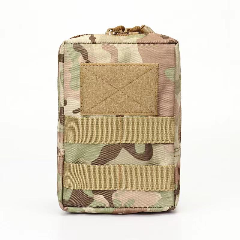 Подсумки Molle 600D Маленькая тактическая поясная сумка Водостойкий утилитарный EDC Подсумок для телефона и бутылки Мужской для крепления к рюкзаку для активного отдыха