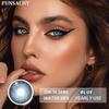 FUNSACHY 1 Pair Black Coloron Contacts Lens Yearly Use Natural Korean Brown Eyes Contact Gray Pupils Cosmetics Fashion Softlen