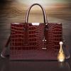 Trendy Crocodile Pattern Women's Handbag - Single Shoulder Crossbody Tote Bag