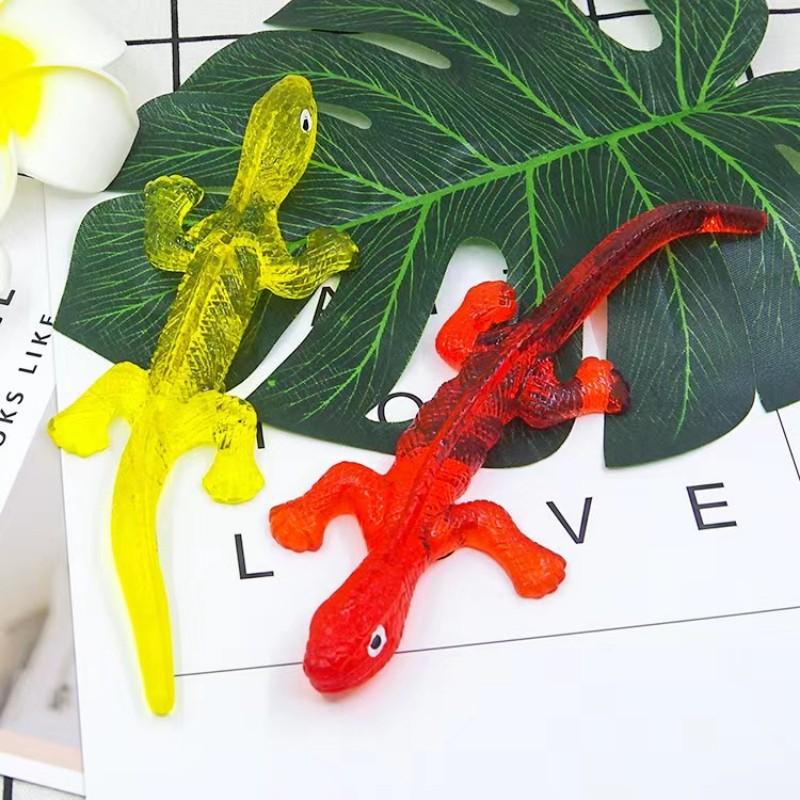 Crocodile Lizard With Eyes Toy Sticky Stretching Animals Kids Toys Boys Girls Weird Stuff Farce Novelty Gifts Funny Gadgets