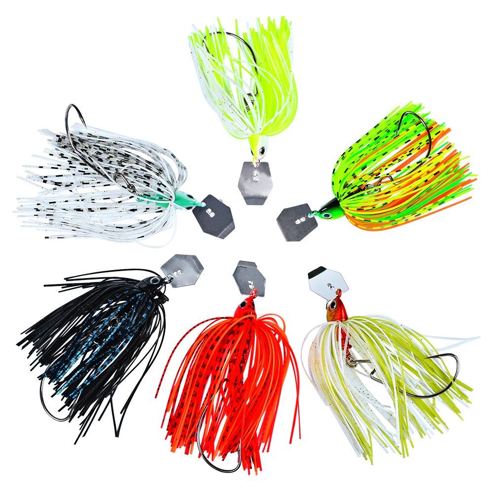 Spinnerbait 12-255G приманка окунь рыба металлическая приманка блестки борода щука рыболовные снасти джиги спиннер рыболовная приманка с крючком