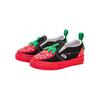 Vans Серия Slip-On Спортивная Удобная Обувь для Ходьбы с Низким Верхом Детская Обувь Красная VN0005WHREB
