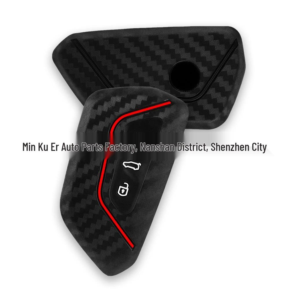 Совместимый чехол для ключа для Volkswagen Golf 8, ID.3, ID.4, Skoda Octavia A8 и Seat Leon MK4