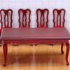 1 Piece Diy Accessories Miniatures Wooden Retro Simulation Dining Table Chair 1:12 Dollhouse Furniture Toy