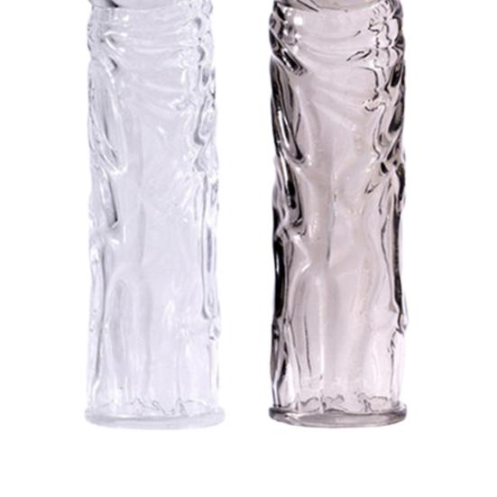 Penis Extender Reusable Sexual Stimulation Silicone Sex Condom Delay Sleeve for Couple