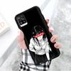 Черный чехол для Xiaomi Redmi 13C Note 9 iPhone XR 7 8 14 15 11 12 13 X XS Pro Max Samsung A25 S23 S24 FE Ultra Plus Waifu Anime Girl