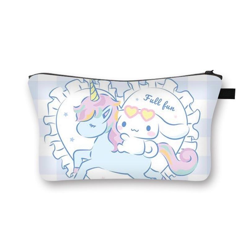 Лето 2023 Новый Стиль Sanrio Милый Сладкая Девочка Косметичка Мультяшная Студенческая Сумка для Хранения Оптом